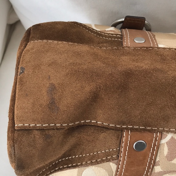 EUC Coach signature brown handbag - Picture 7 of 13